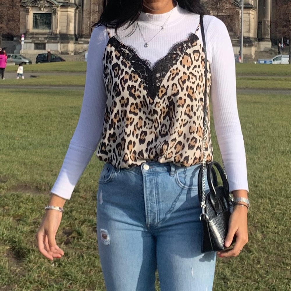 Cheetah Tank Top Blouse